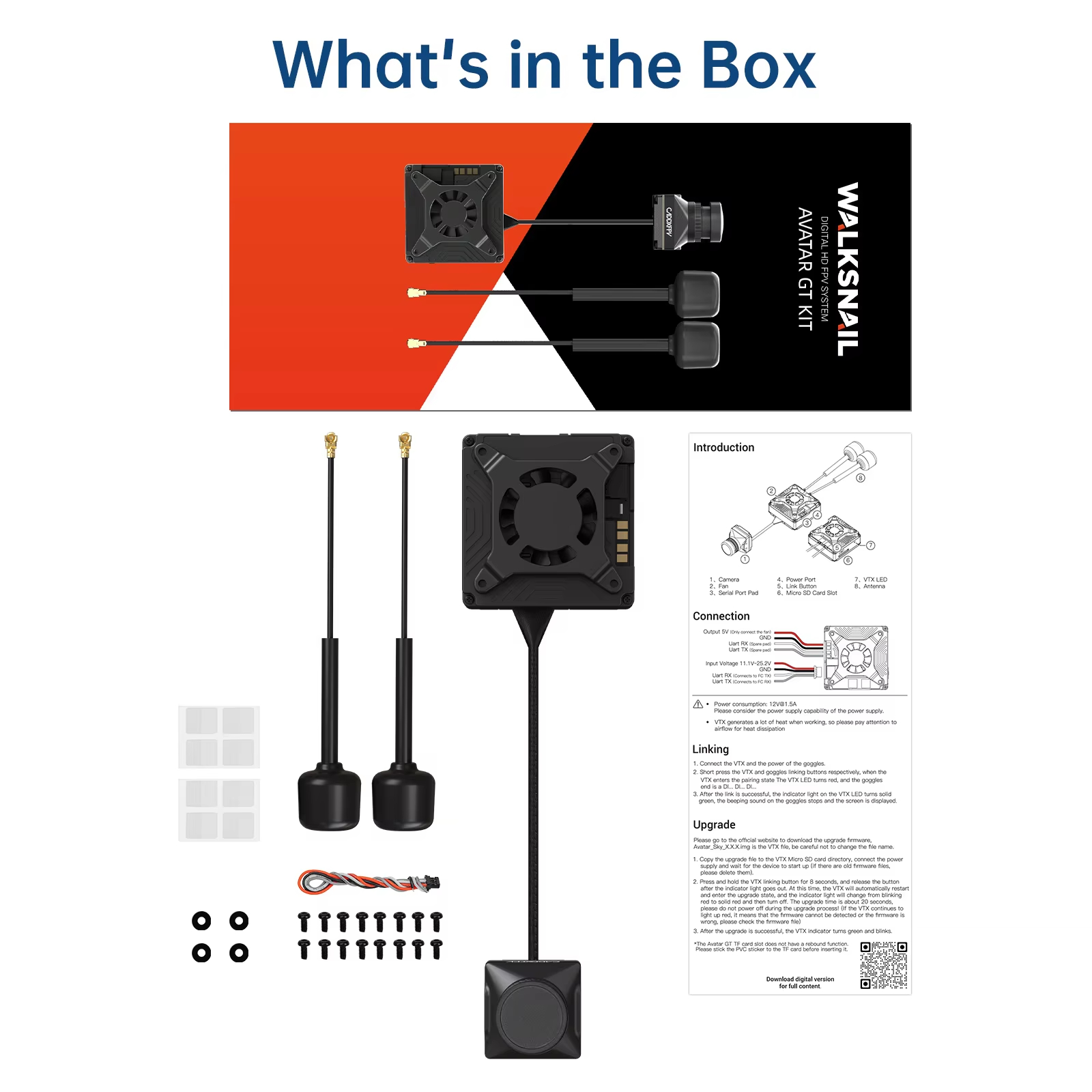 Drone Kit Long Range - Kit Avatar GT de Caddx Walksnail