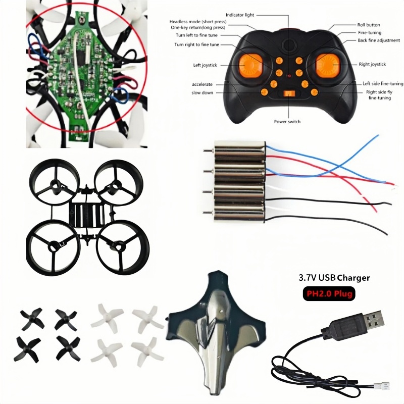 Drone Kit Build Yourself - Kit complet de drone DIY 2.4G