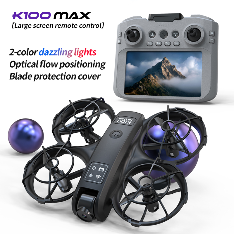 K100 Max Mini Drone RC 4K camé - Drone Kit Tricopter avis et prix